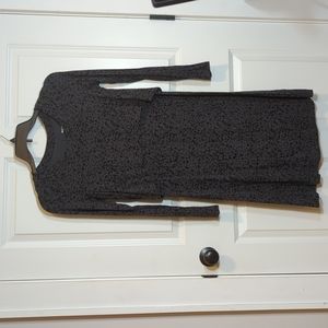 Black on Black - Cheetah - Maternity Dress